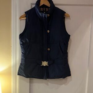 Lilly Pulitzer navy quilted vest